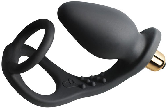 Rocks Off RO-Zen 7 Speed Vibrating Butt Plug and Cock Ring