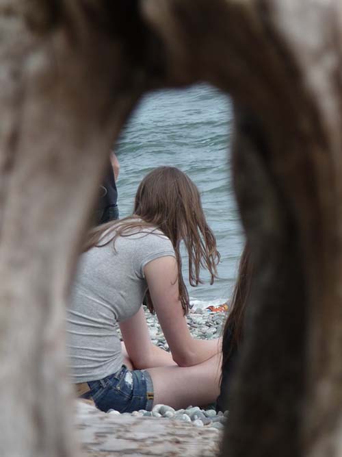beach girl voyeur. 